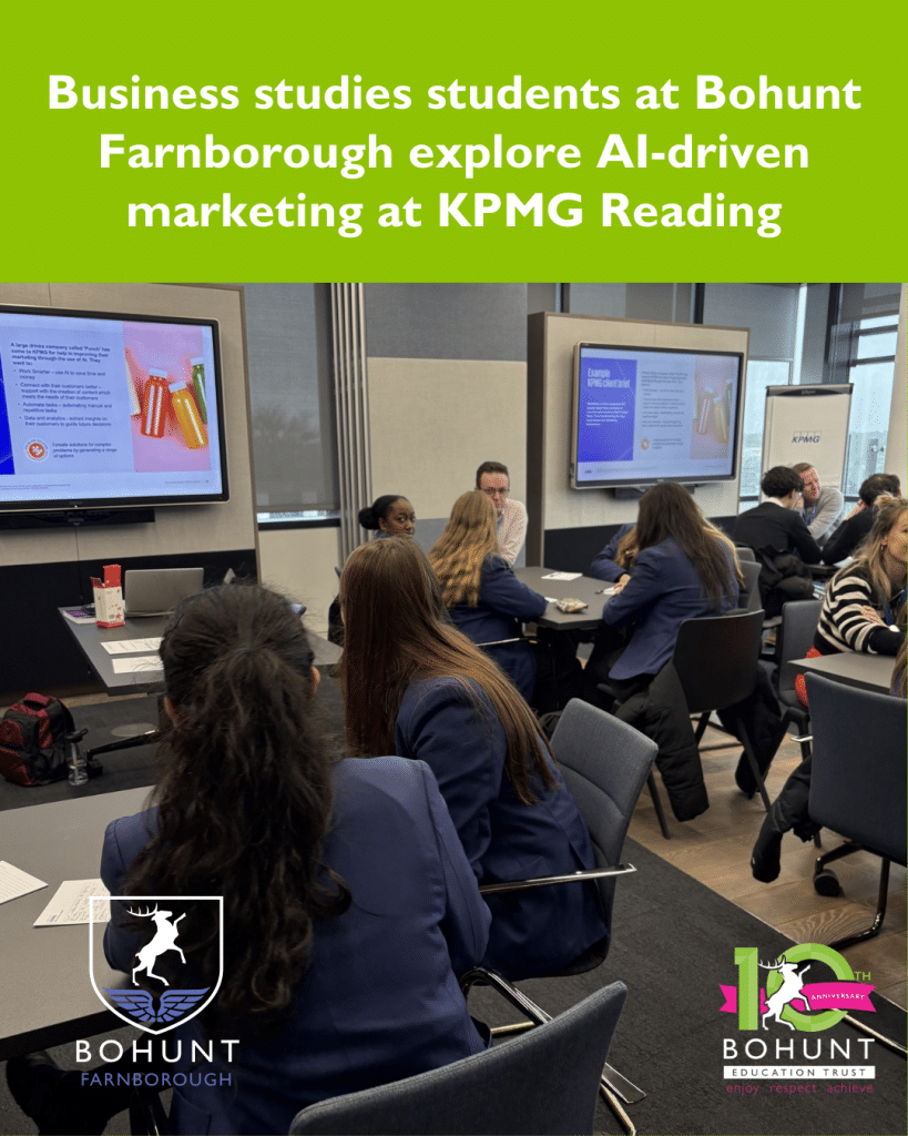 bohunt farnborough AI at KPMG
